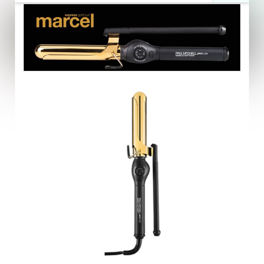Paul Mitchell Express Gold Curl 1.25” barrel curling iron. NIB